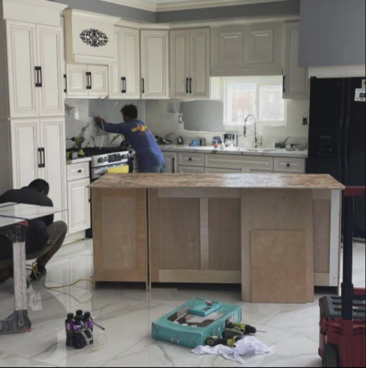 Kitchen During Construction